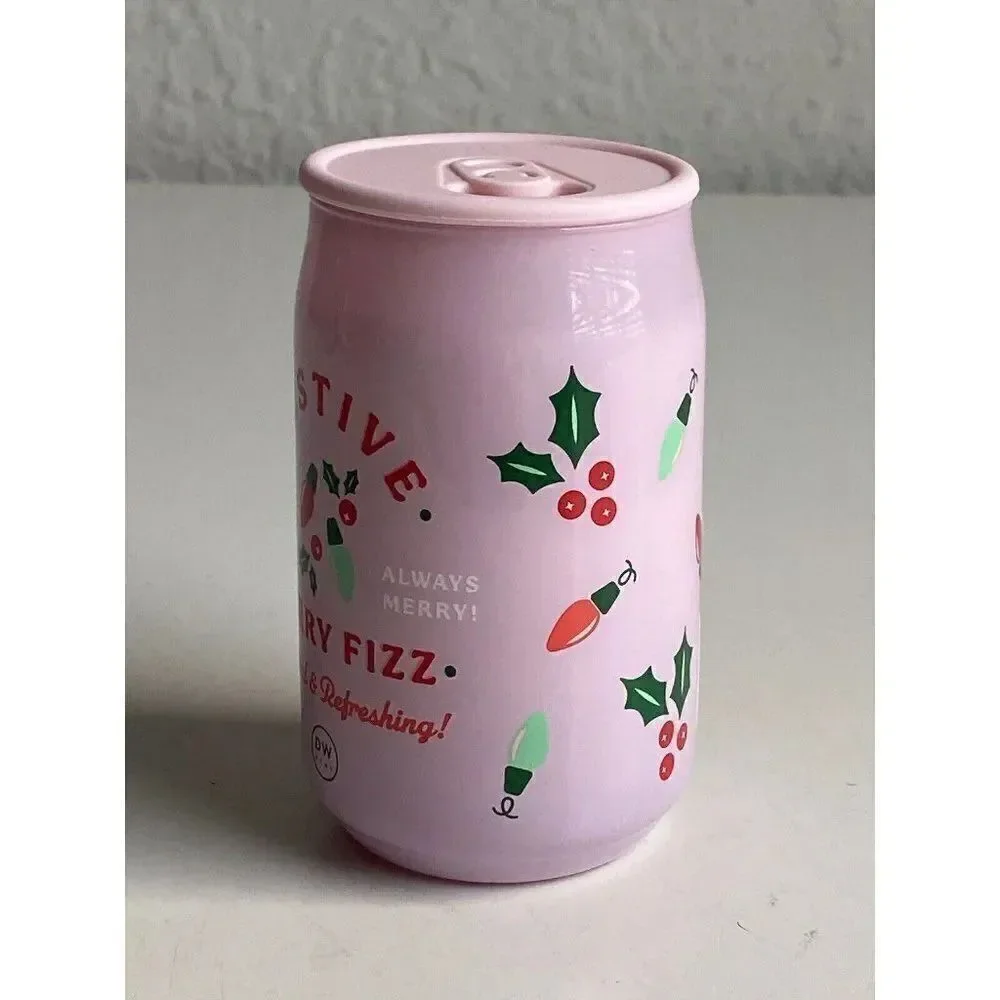 DW Home Festive Berry Fizz Soda Pop Candle 6.2‎ Oz Scented Christmas NEW
